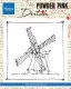 Clear Stamps - Powder Pink Windmühle
