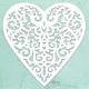 Mintay Chippies Decor Filigree Heart