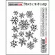 Darkroom Door Cling Stamps - Texture Snow Flakes