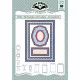 Karen Burniston Die - Rectangles And Labels - Crosshatch