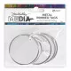 Dina Wakley Media Metal Rimmed Tags white