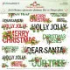 Christmas Spectacular 2023 - Sentiments - 12x12 Rub-On Transfer