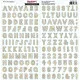 49 And Market - Cardstock Stickers - Paper Trail Alphabet