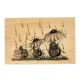 House-Mouse Wood Mount Stamp - Spring Rain