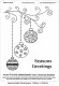 EMBOSSING Easy Christmas Baubles Template