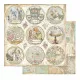 Stamperia 2-seitiges 12x12 Designpapier - Sleeping Beauty Rounds