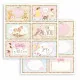 Stamperia 2-seitiges 12x12 Designpapier - DayDream 6 Cards