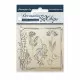 Stamperia Decorative Chips - Flowers and Butterfly