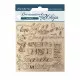 Stamperia Decorative Chips - Klimt quotes