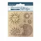Stamperia Decorative Chips - Alchemy sun and moon