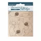 Stamperia Decorative Chips - Provence Cats with Wool Balls