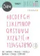 Thinlits Die - Hand Drawn Alphabet