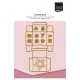 Vaessen Creative - Stanzschablone - Jolly Mail Collection - Adventskalender Schachteln