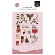 Vaessen Creative - Clear Stamps - Jolly Mail Collection - Mistletoe