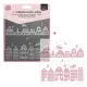 Vaessen Creative - Embossing Folder & Schablone - Nikolaus Über die Dächer