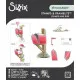 Sizzix - Clear Stamps with Cutting Dies - Letter Drop by 49 & Market