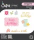 Thinlits Die by Shells - Birthday Doodles by Letters