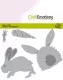 CraftEmotions Die - Bunny 1 Kaninchen mit Karotte