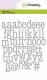 CraftEmotions Die - Alphabet Typewriter Kleinbuchstaben