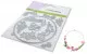 CraftEmotions Die - floral decoration rund