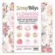 Scrapboys 6x6 POP UP Paper Pad - Flowers Roses