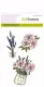 Clear Stamps - Topf mit Rosen und Lavendel