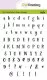 Clear Stamps - Handletter Alphabet Typewriter (A6)