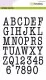 Clear Stamps - Handletter Alphabet Typewriter Großbuchstaben (A5