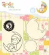 DADA Die und Clear Stamps - Its a boy: auf Mond