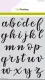 CraftEmotions Mask Stencil - Alphabet CK Buchstaben