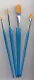 Pinselset Nylon 4x flach
