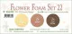 LeCrea Flower Foam Set 22 - Braun-Beige Farben
