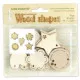 LeCrea Wood Shapes - Anhänger