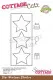 CottageCutz Slimline Dies - Star Windows