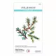 Spellbinders Etched Dies - Winter Evergreen Foliage and Ladybugs