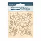 Stamperia Decorative Chips - Romantic Christmas Flowers