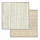 Stamperia 2-seitiges 12x12 Designpapier - White Christmas - Knitted Patterns