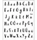Clear Stamps - Lettering Alphabet