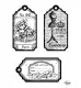 Clear Stamps - Tags Paris