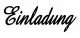Stempel Einladung