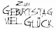 Stempel Zum Geburtstag viel Glück
