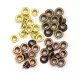 Eyelets Sortiment - Warm Metal