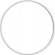 Drahtring weiss, 12 cm