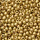 Rocailles metallic gelbgold