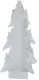 Karton-Bausatz weiß Baum klein