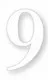 Chipboard Form Zahl 9