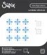 Sizzix - Mini Layered Stencils - Print & Pattern Fanciful Snowflakes