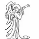 Embossing Folder - Angel with Instrument