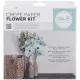 W R Crepe Paper Flower Kit - teal