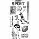 Cling Stamps - Good Ol Sport 1